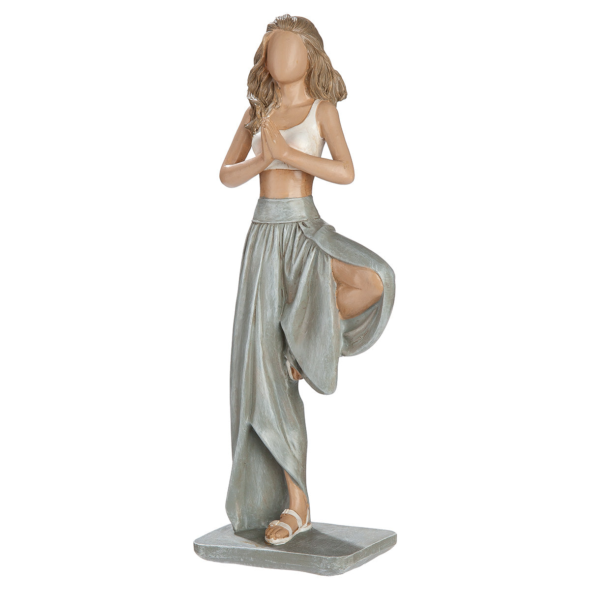 Yoga Figuur Hannah Grijs Wit