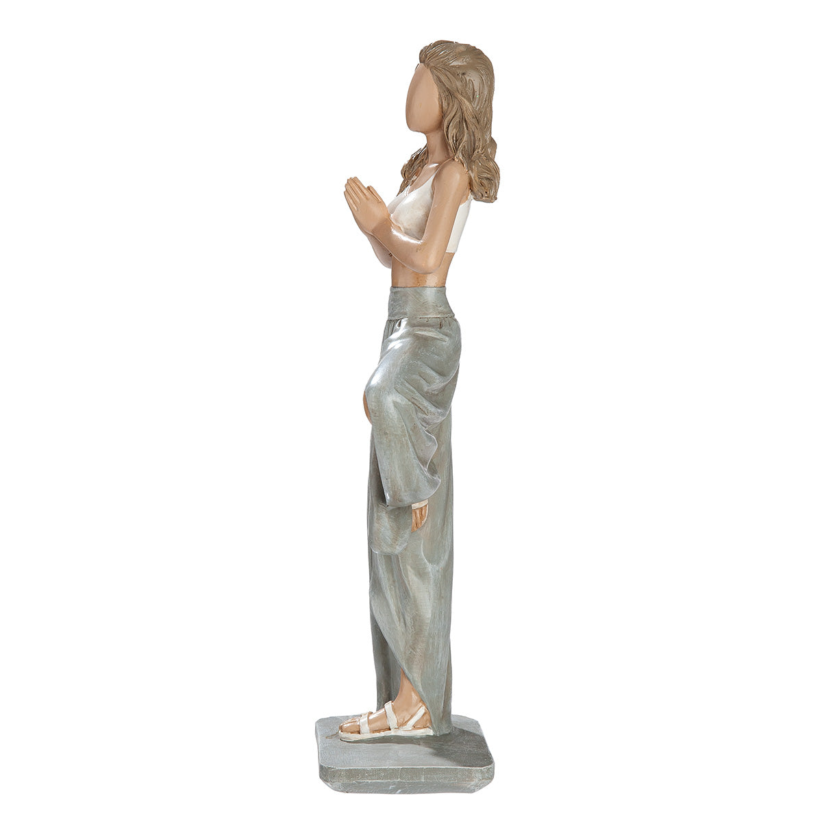 Yoga Figuur Hannah Grijs Wit