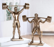 Hector Gewichtheffer Figuur Brons XXL