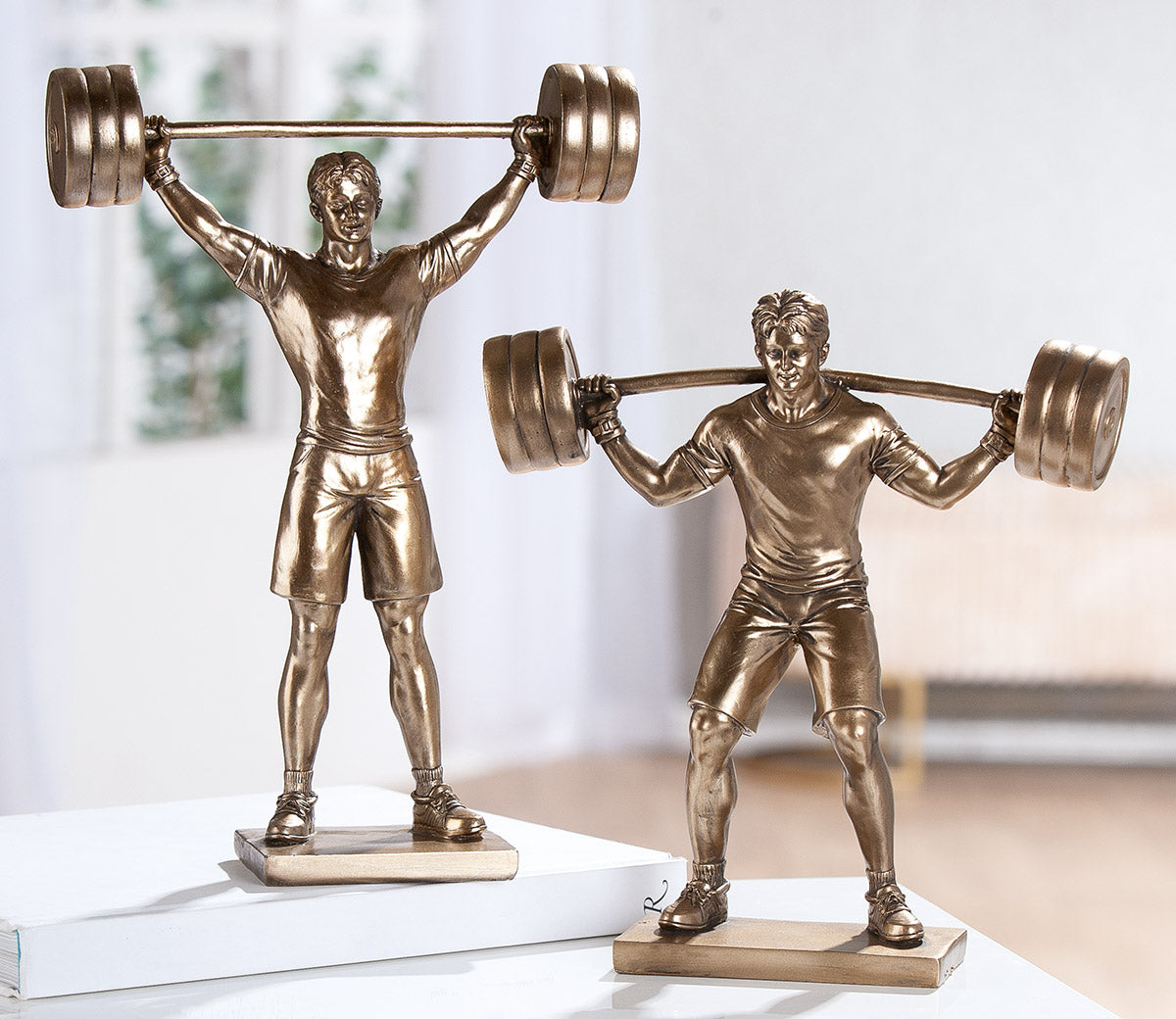 Hector Gewichtheffer Figuur Brons XXL