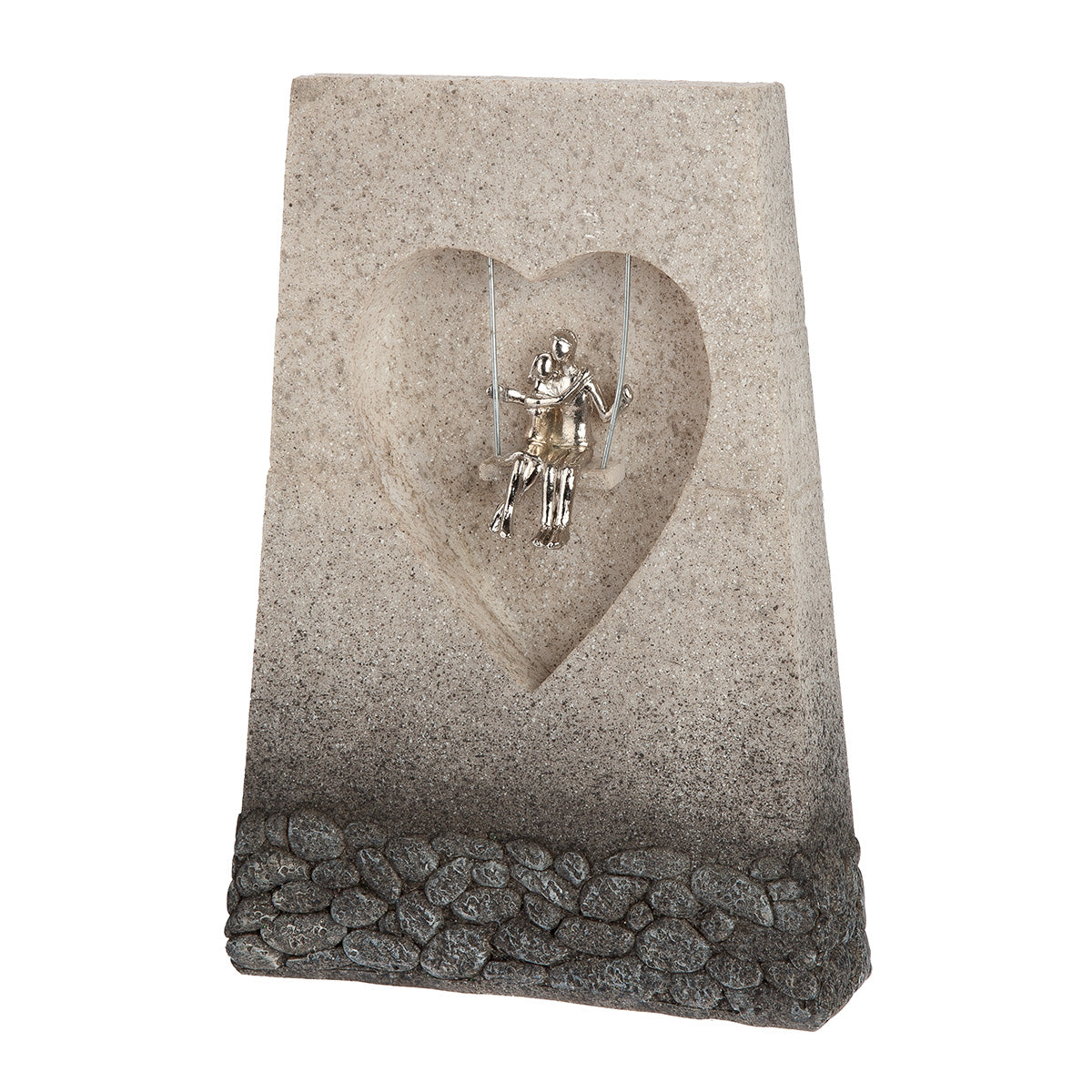 Sculptuur Paar Lovely Swing Grijs
