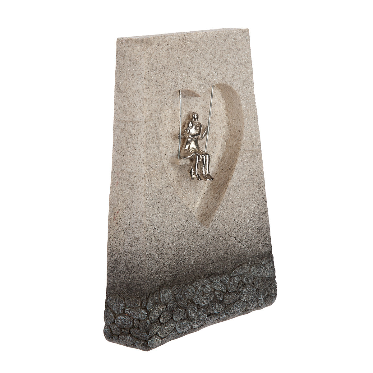Sculptuur Paar Lovely Swing Grijs