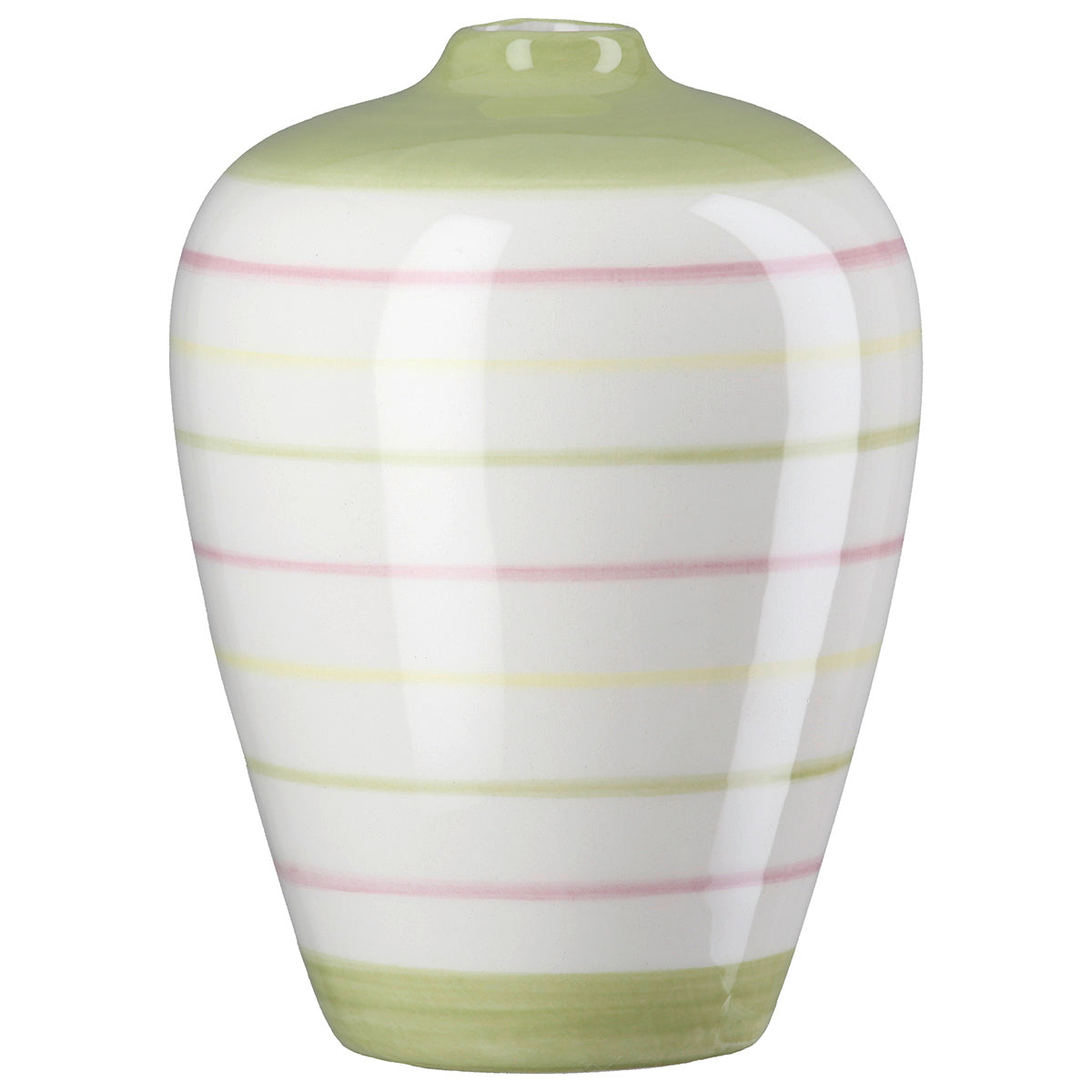 Coloro Vaas Wit Geel 10 cm