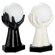 Cleo LED Hand Tafellamp Zwart Wit