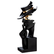 Mystique Sculptuur Hand & Hoofd Zwart