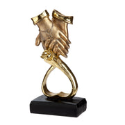 Gouden Handen Hart Sculptuur