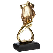 Gouden Handen Hart Sculptuur