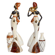 Imara Vrouwenfiguur Wit-Rood