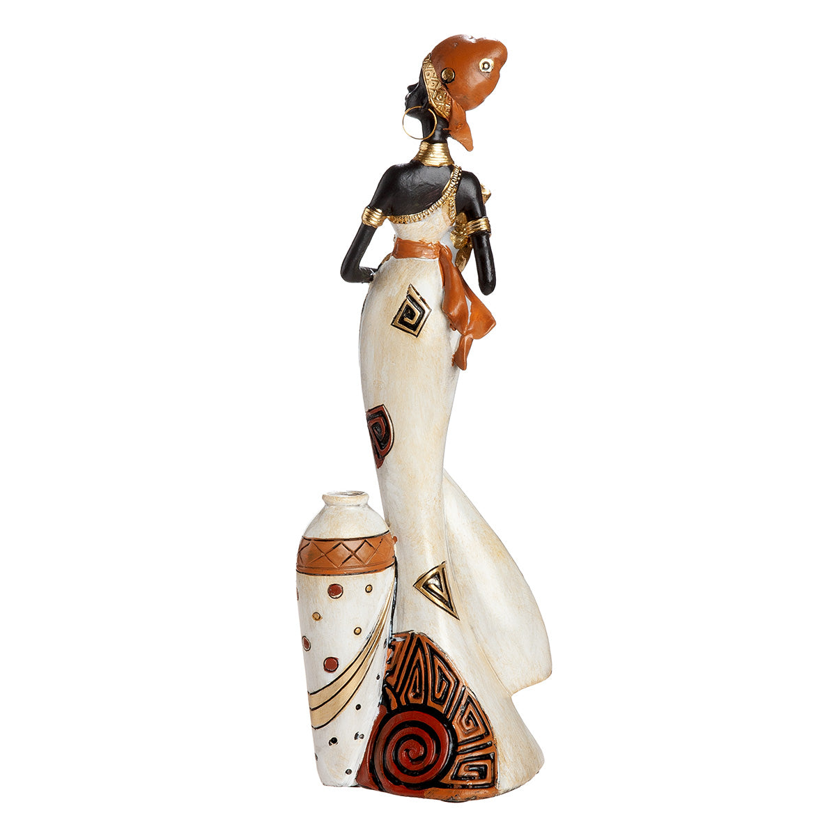 Imara Vrouwenfiguur Wit-Rood