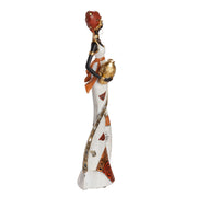 Imara Grote Vrouwenfiguur Wit-Rood