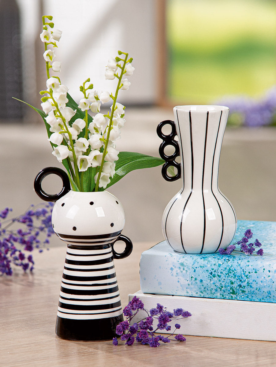 Manico Witte Vaas met Handvat 14 cm