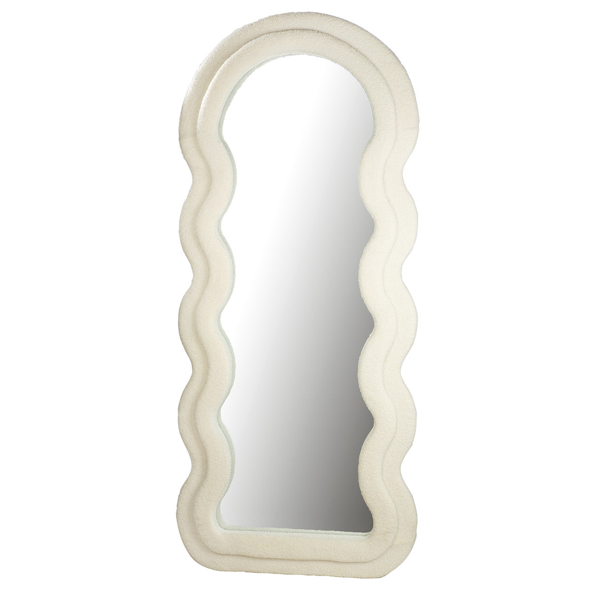 Scandi crèmekleurige spiegel 177 cm