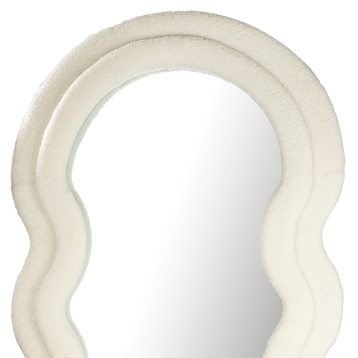 Scandi crèmekleurige spiegel 177 cm
