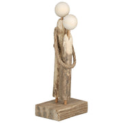 Woody Houten Sculptuur Set 2 Stuks