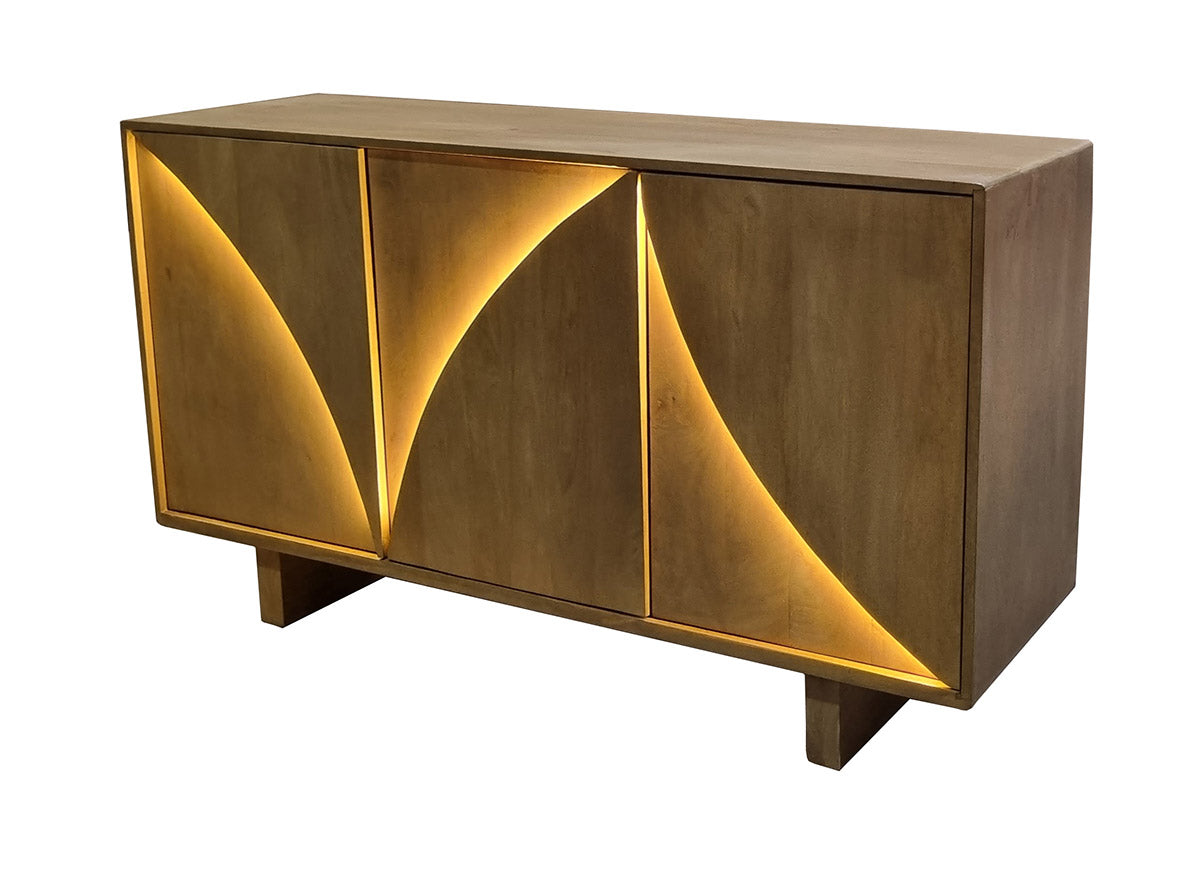 Opulence mangohouten dressoir 150 cm