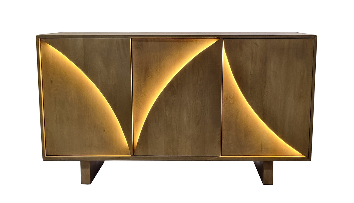 Opulence mangohouten dressoir 150 cm