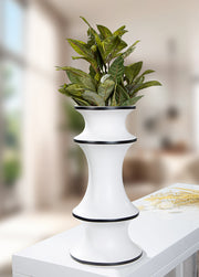 Lujo Vaas Zwart-Wit 41 cm