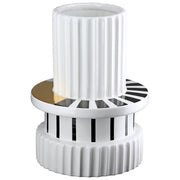 Livello Witte Keramieken Vaas 19 cm