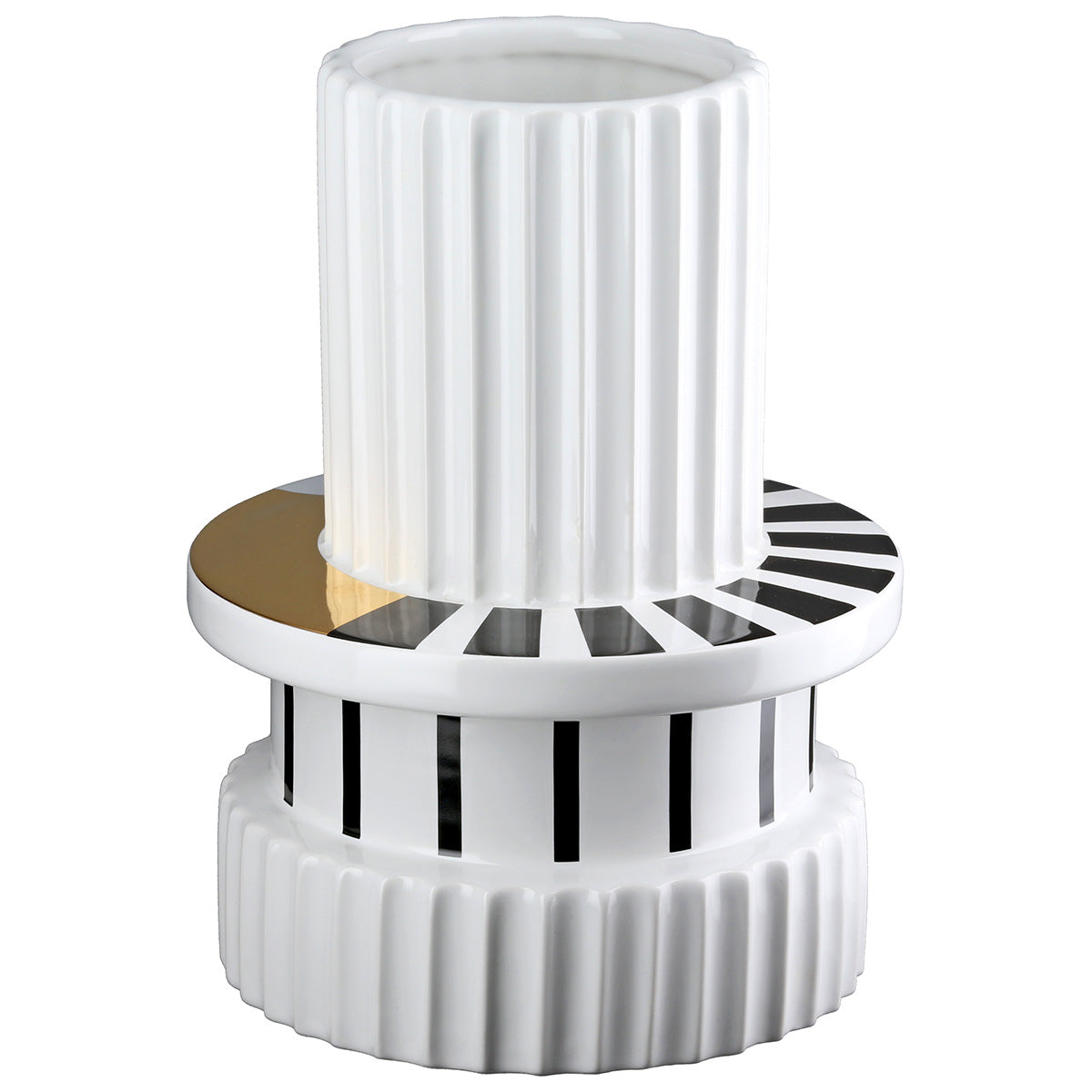 Livello Witte Keramieken Vaas 19 cm