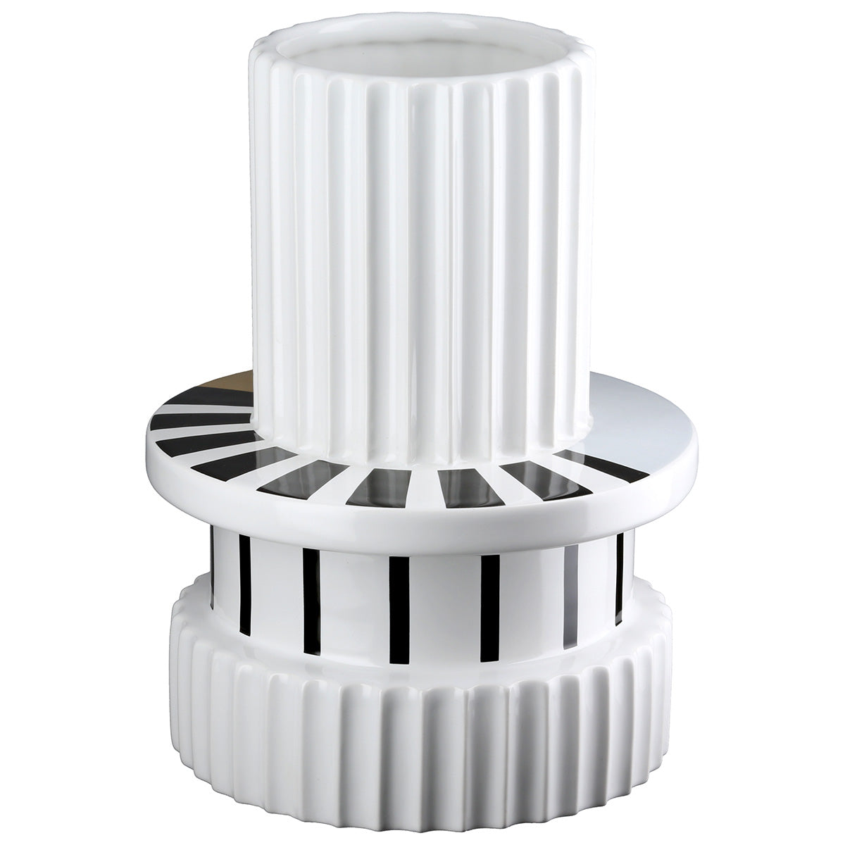 Livello Witte Keramieken Vaas 19 cm