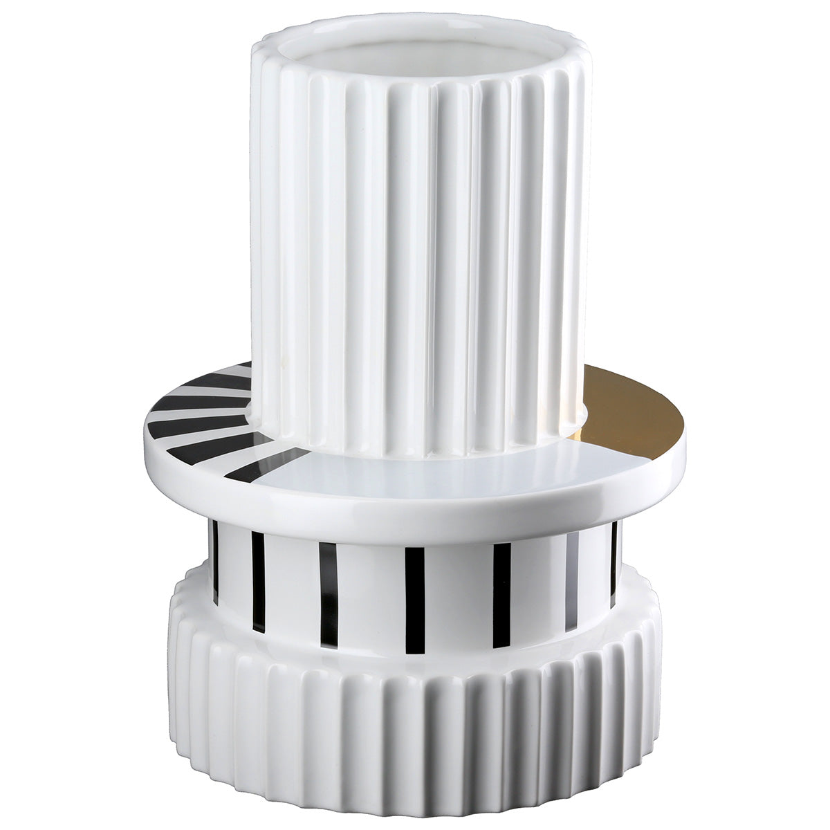 Livello Witte Keramieken Vaas 19 cm