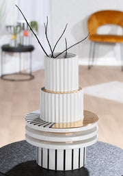 Livello Witte Keramieken Vaas 33 cm