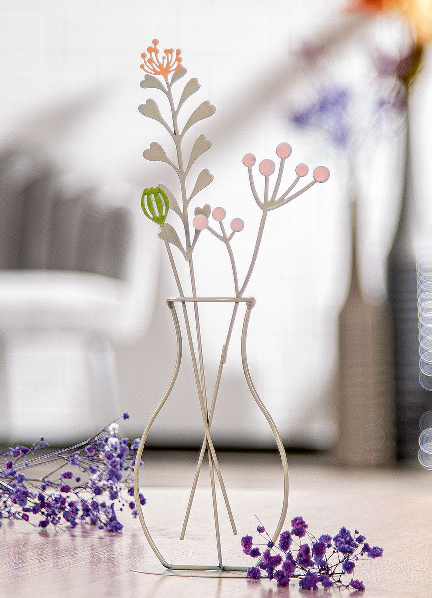 Metalen Bloem Fleur Standreliëf
