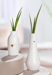 Lots of Love Vaas Wit-Goud 15.5 cm