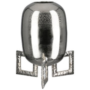 Ronde Vaas Rocket Zilver 29 cm
