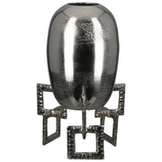 Ronde Vaas Rocket Zilver 40 cm