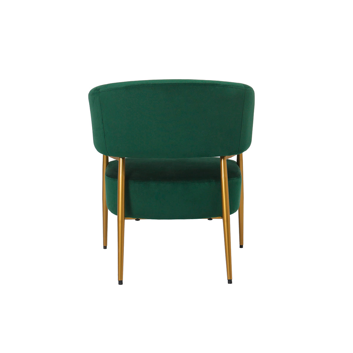 Sylvan groene fluwelen fauteuil
