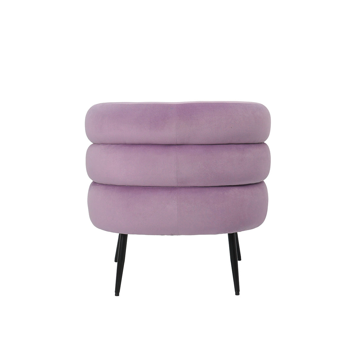 Paarse Syringa Fluwelen Fauteuil