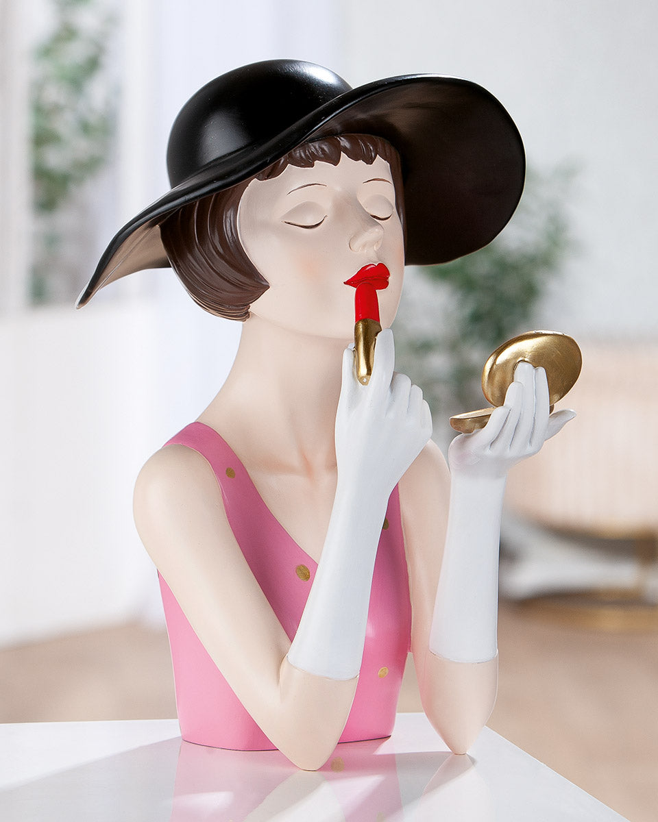 Lady Amélie Figuur Roze Rood