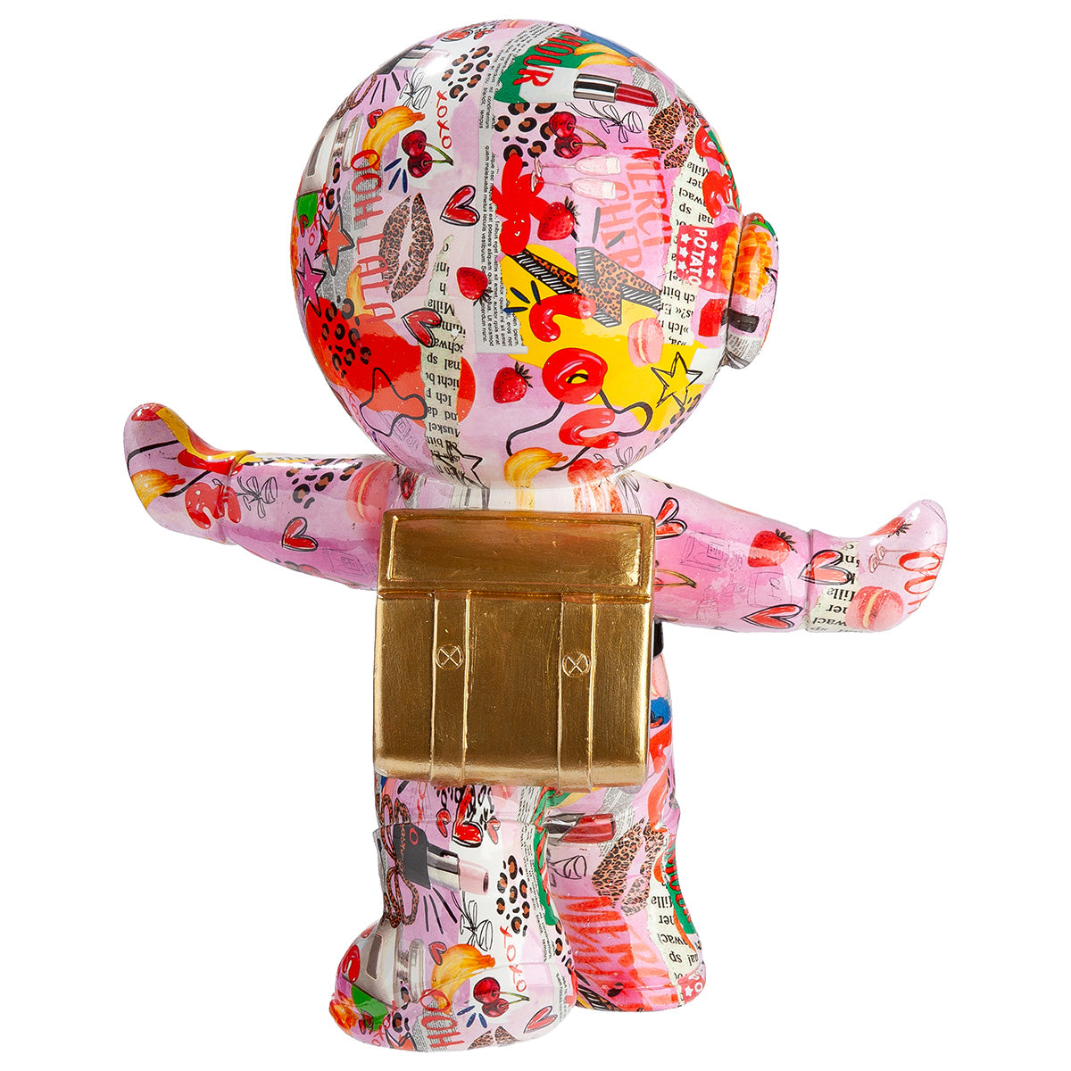 OOH LALA Astronaut Sculptuur Multicolor