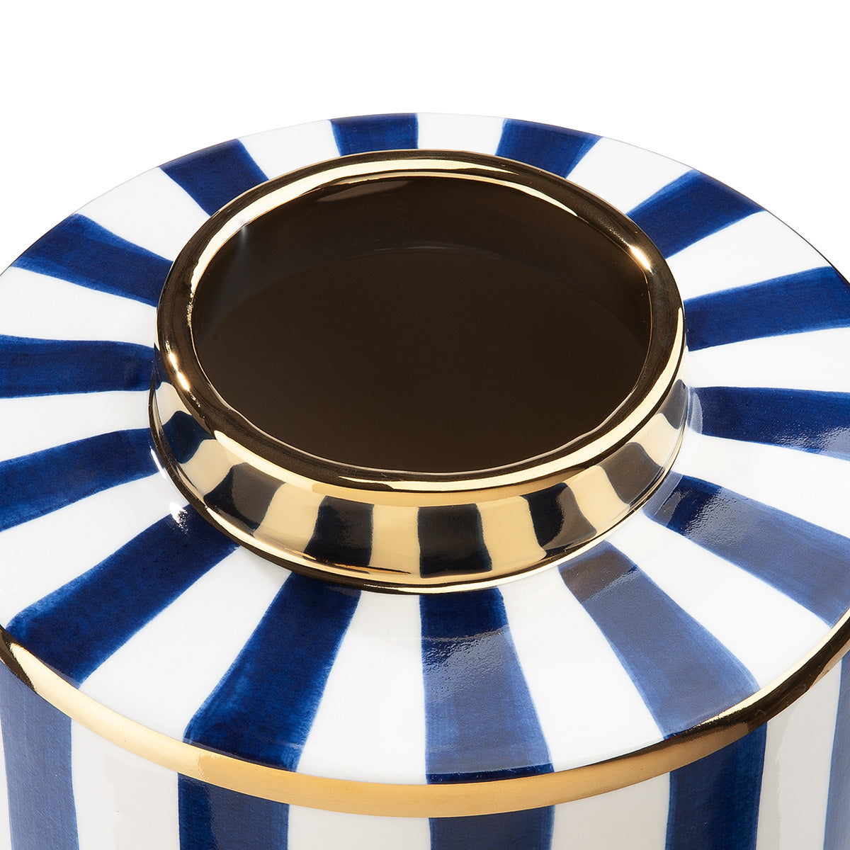 Elio Cilindervaas Blauw Wit 40 cm