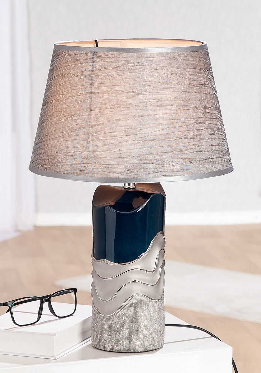 Wavy Keramiek Tafellamp Blauw