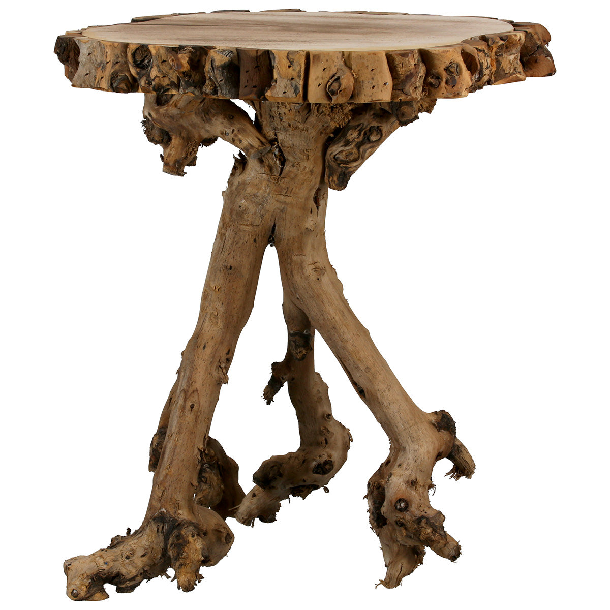 Ovale Barba Houten Bijzettafel