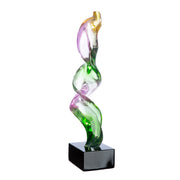 Twirl Abstracte Sculptuur Groen/Paar