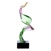 Twirl Abstracte Sculptuur Groen/Paar
