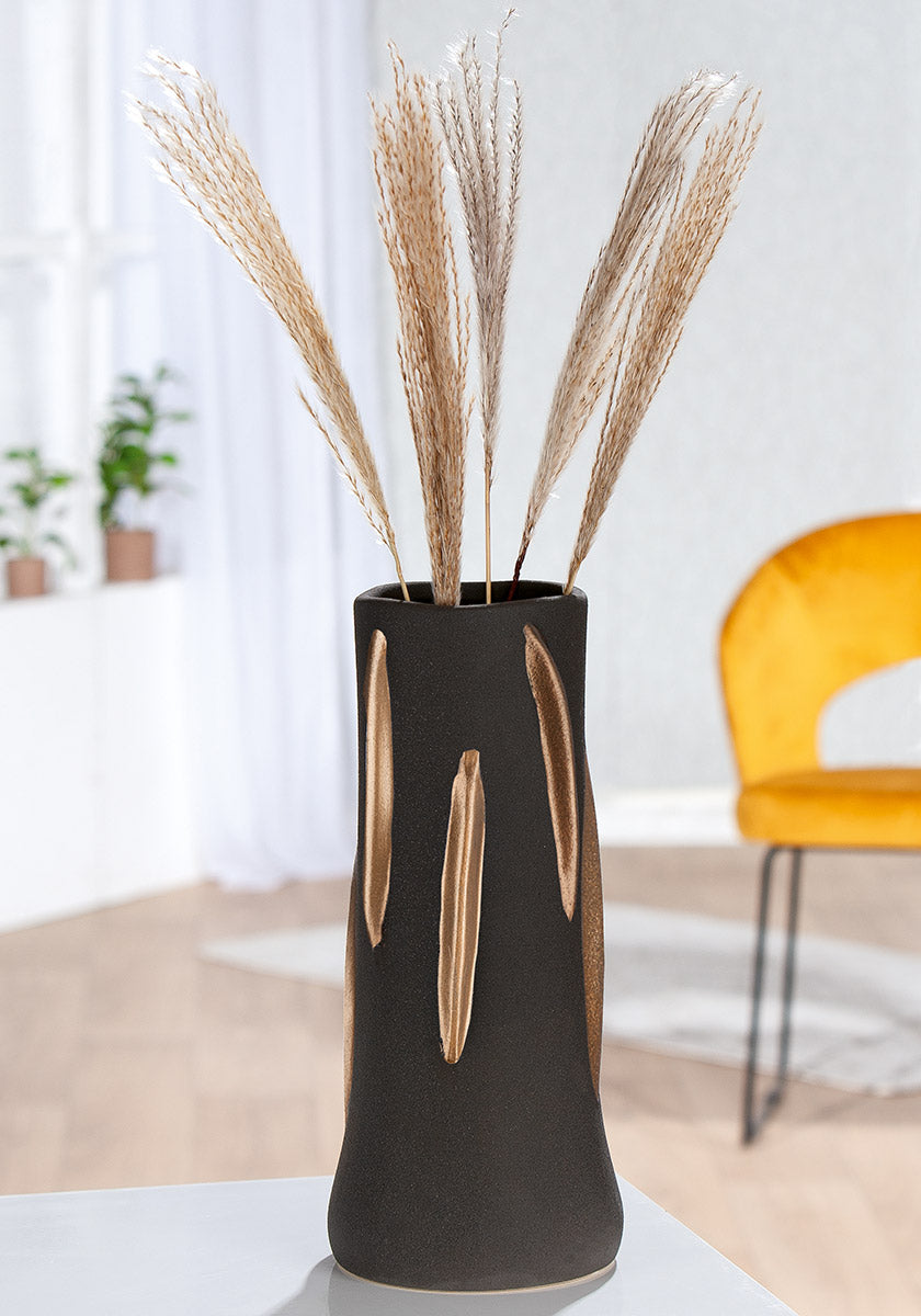 Kamari Keramische Vaas 31 cm Zwart