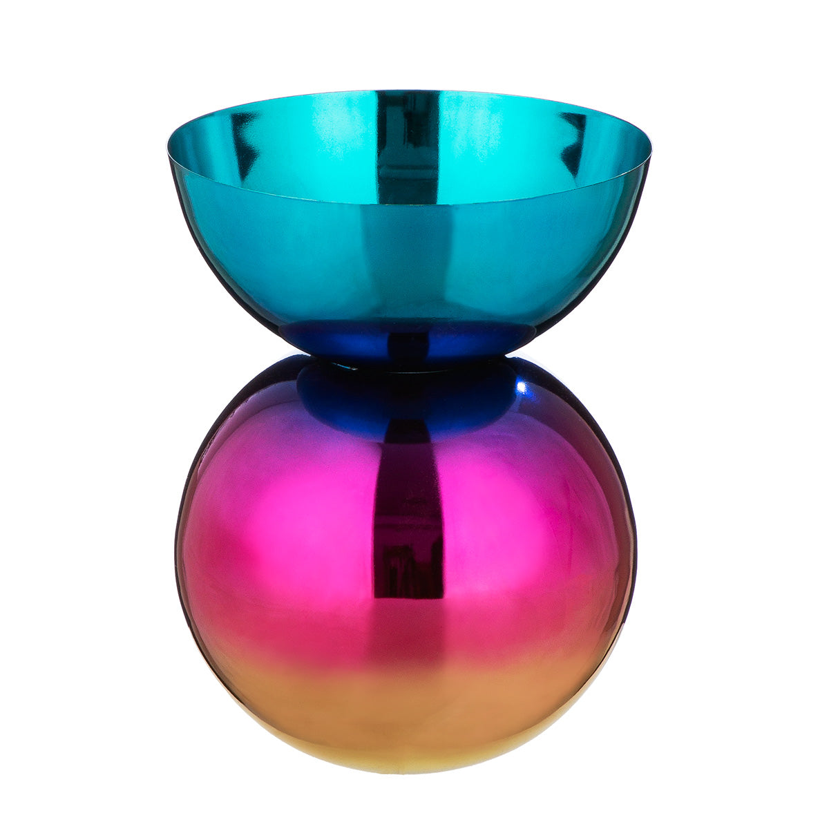 Rainbow Ronde IJzeren Vaas 34.5 cm