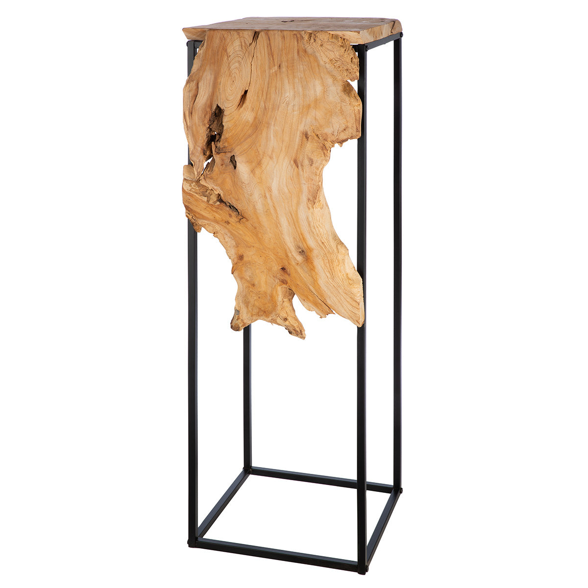 Planta metalen houten pilaar set