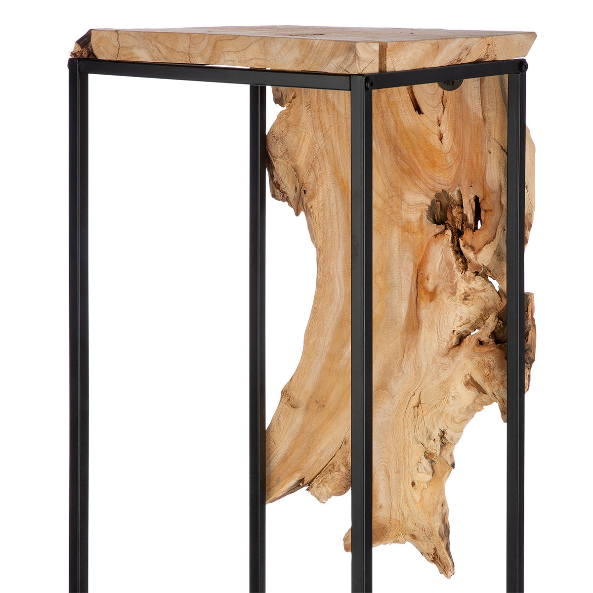 Planta metalen houten pilaar set