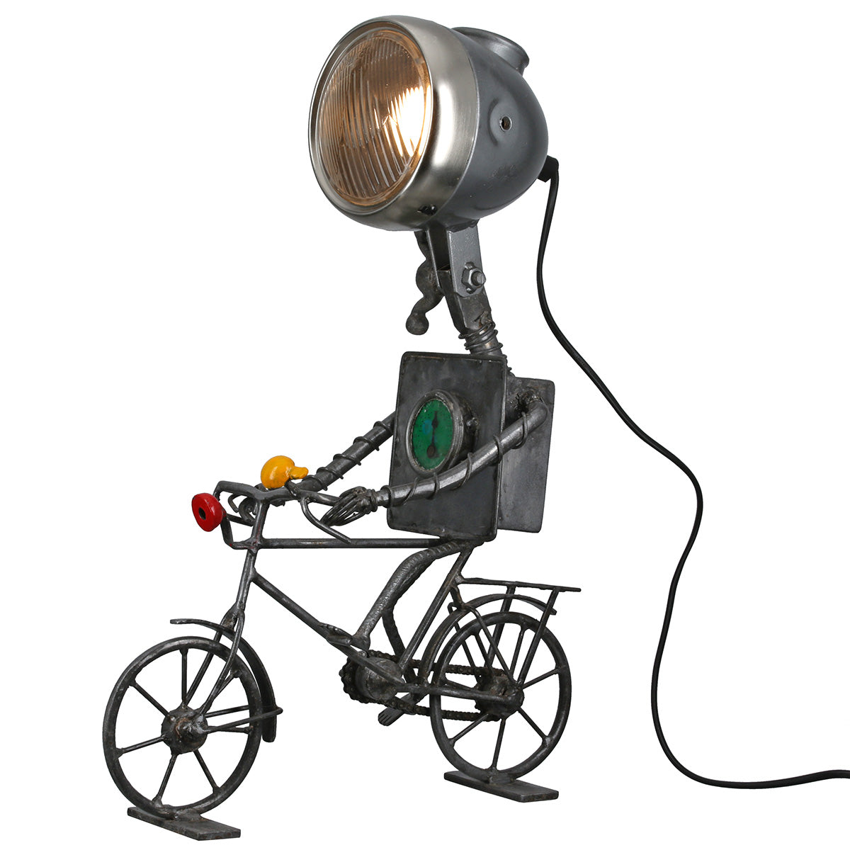 Cycling Robot Tafellamp Grijs