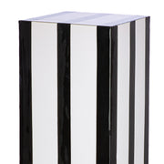 Stripes ijzeren pilaar zwart wit