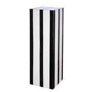 Stripes ijzeren pilaar zwart wit