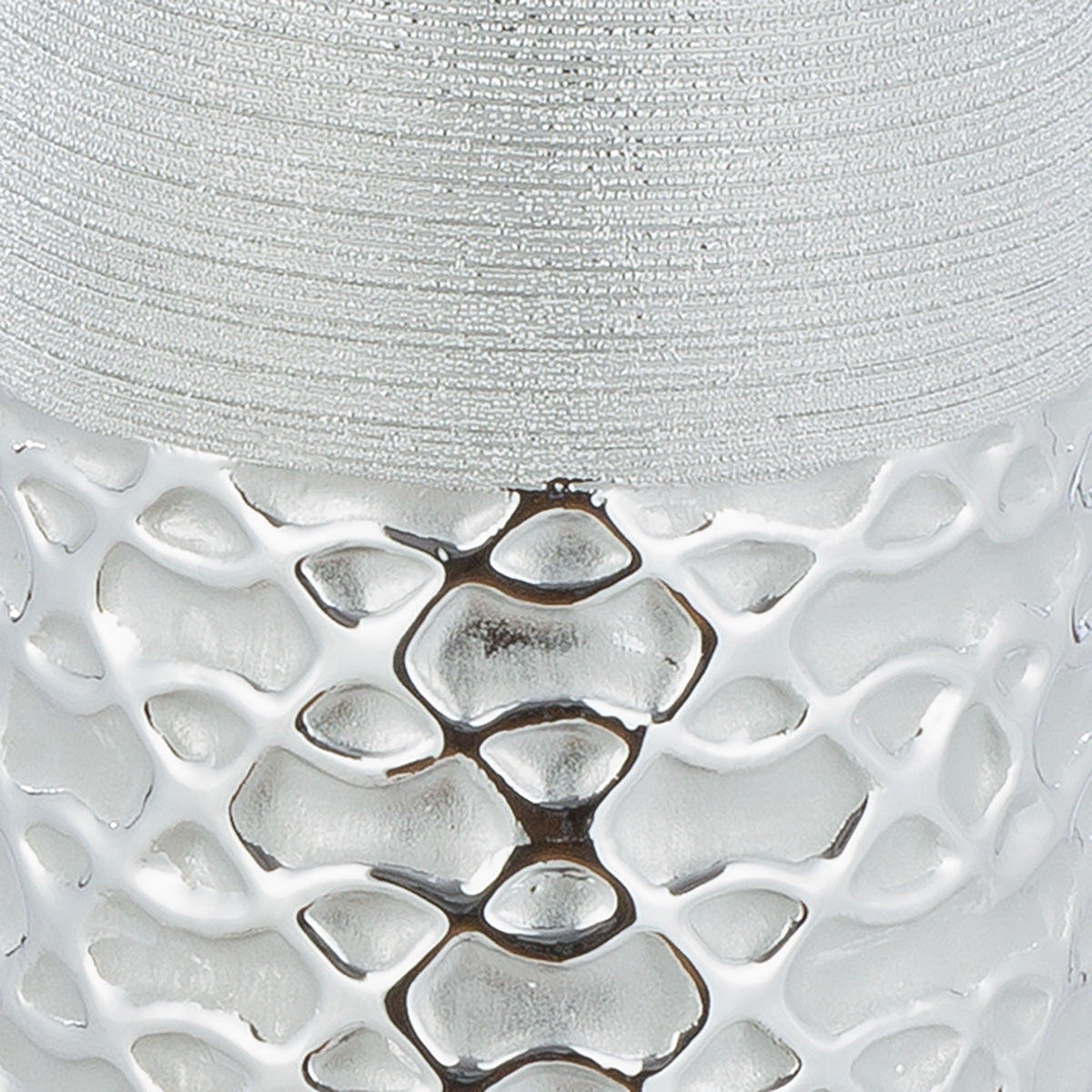 Alaska Flesvloervaas Zilver 49/60 cm