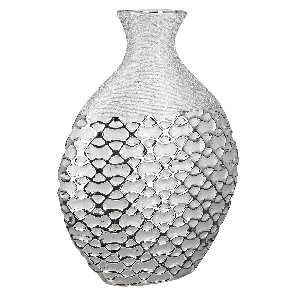 Alaska Halsvaas Zilver 25/35 cm