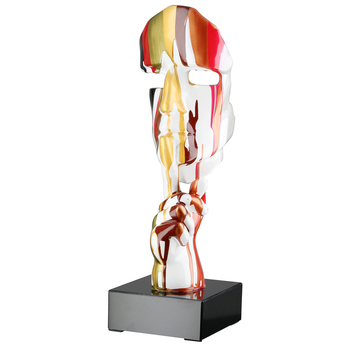 Colorful Silence Gezicht Sculptuur