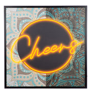 LED-schilderij Cheers 83 × 83 cm